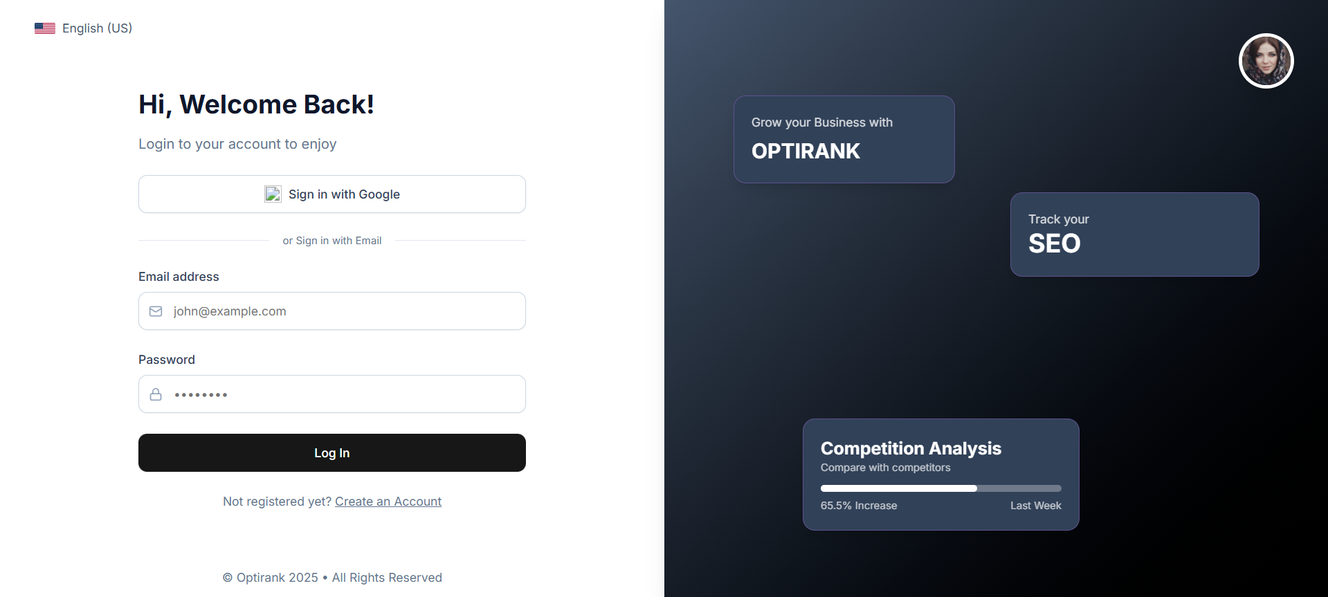 Login Screen