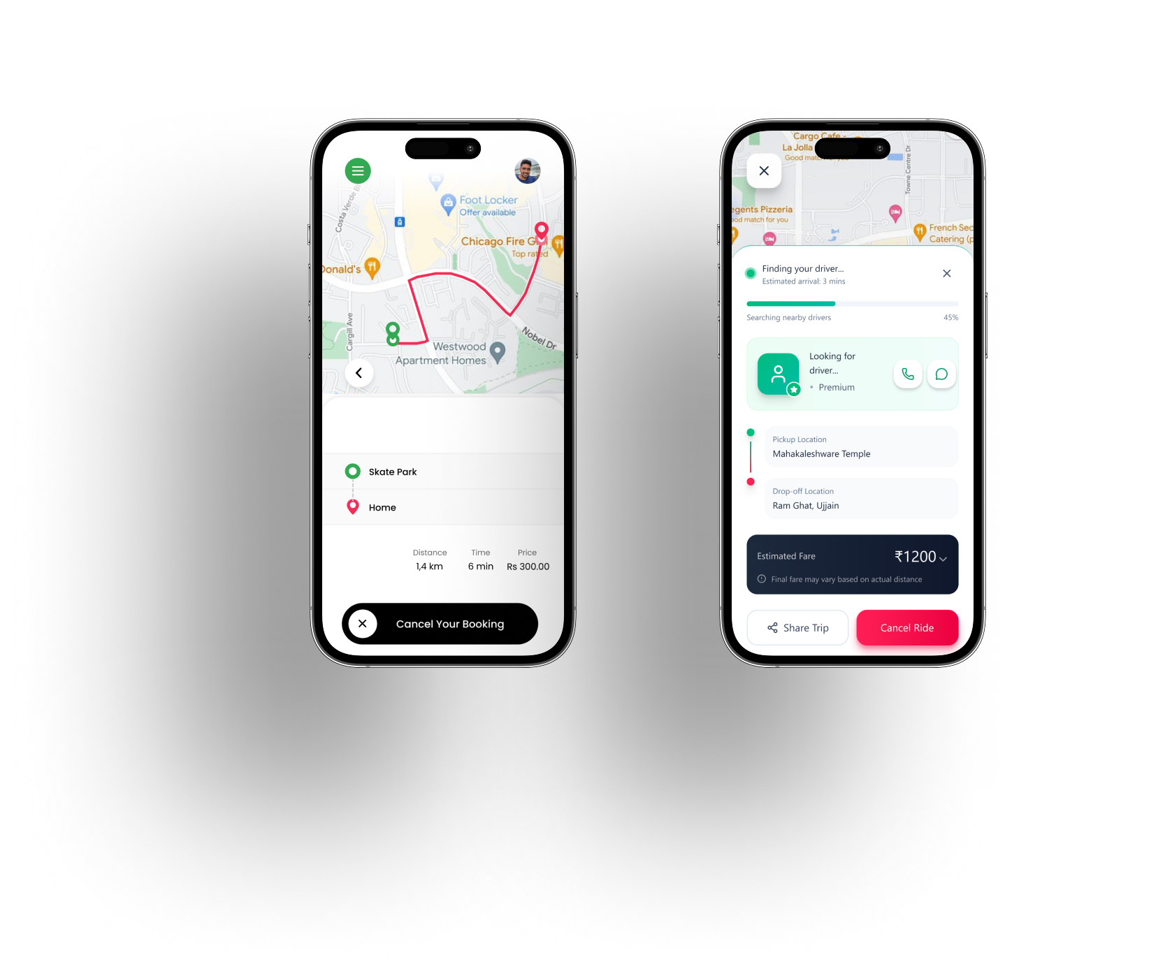Route Details Interface